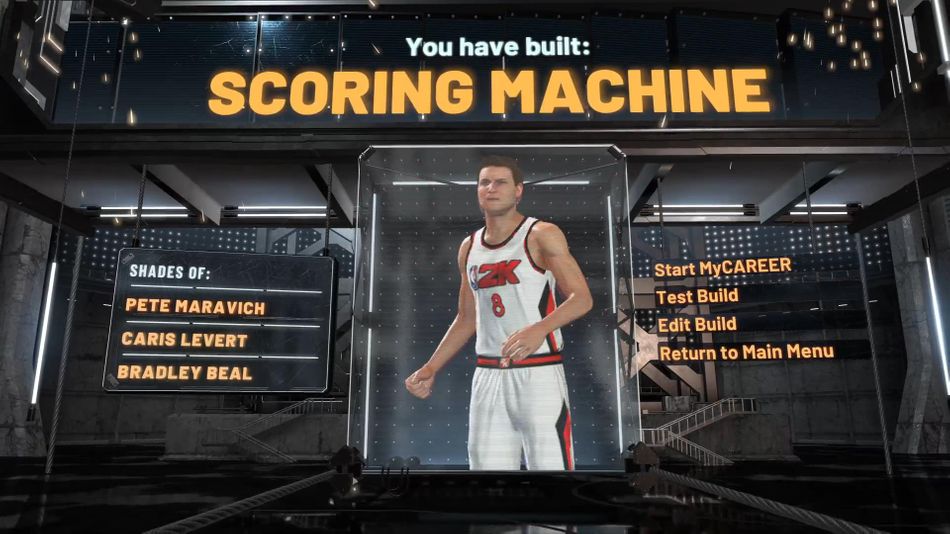 Scoring Machine build screenshot in NBA 2K21