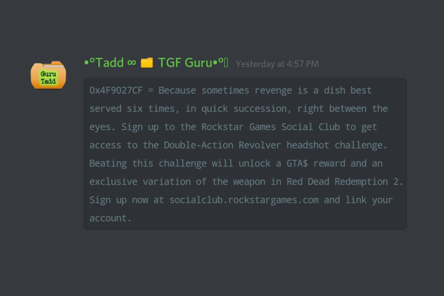 Red Dead Redemption 2 themed treasure hunt âheadshot challengeâ details