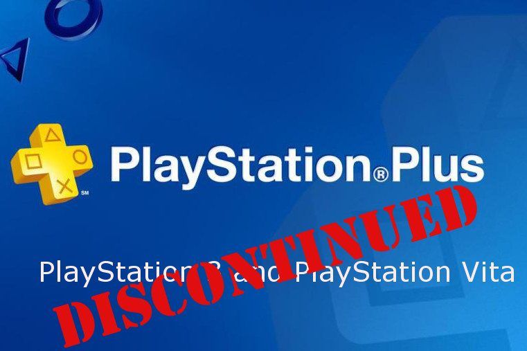 PS Plus logo altered to show the service will no longer support games from PS3 and PS Vita.