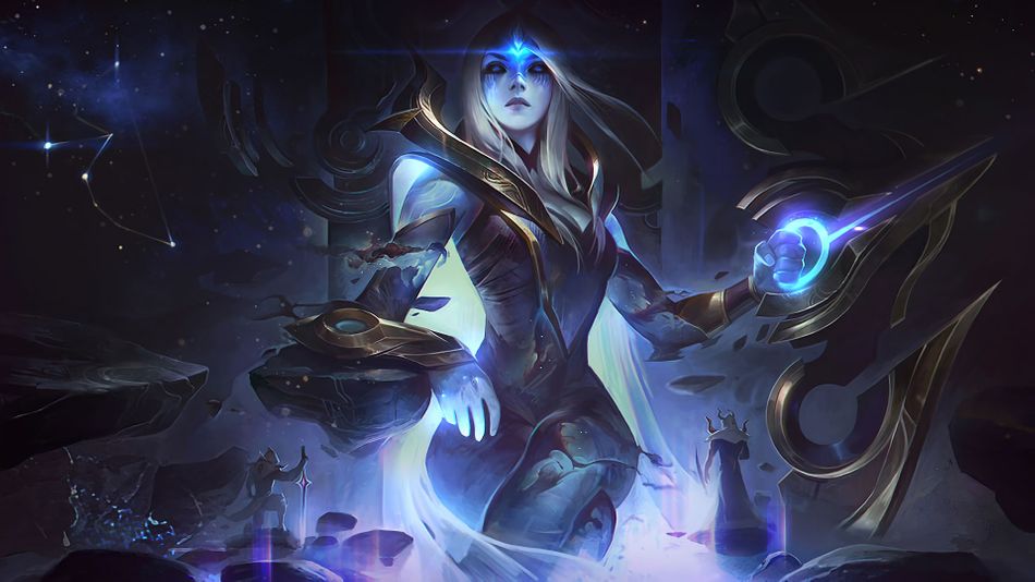 League of Legends champion Ashe - splash art image
