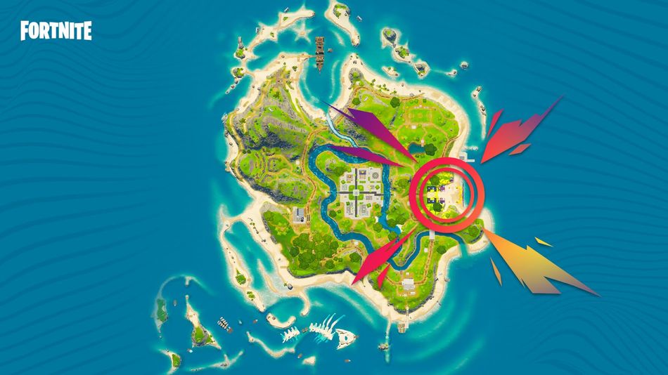 Fortnite Party Royale Main Stage map