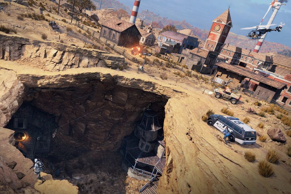picture showing a cave in the desert