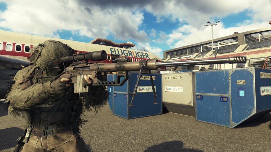 Call of Duty Modern Warfare 2 MP remaster screenshot showing map Terminal