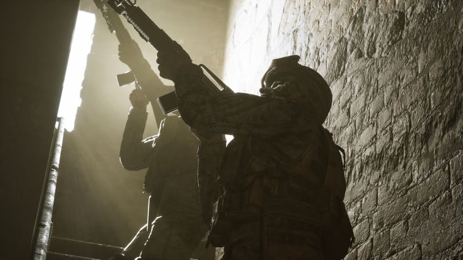 Six Days in Fallujah screenshot showing two soliders