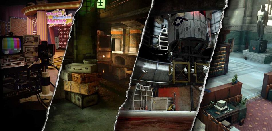 Call of Duty Black Ops Cold War artwork showing Season 1 maps
