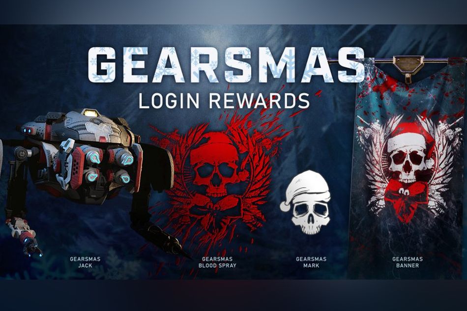 artwork showing gears 5 Gearsmas login rewards