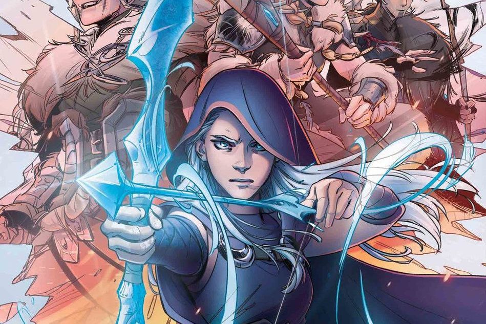 Promotional image for League of Legends comic book by Marvel