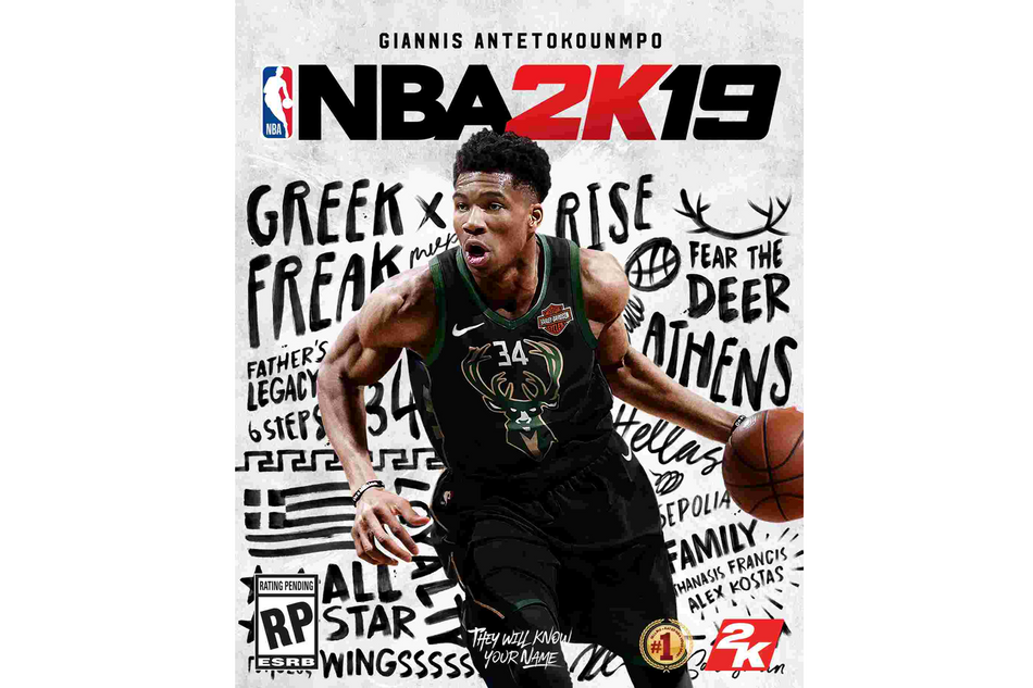 Giannis Antetokounmpo is the official cover star of the standard edition of NBA 2K19