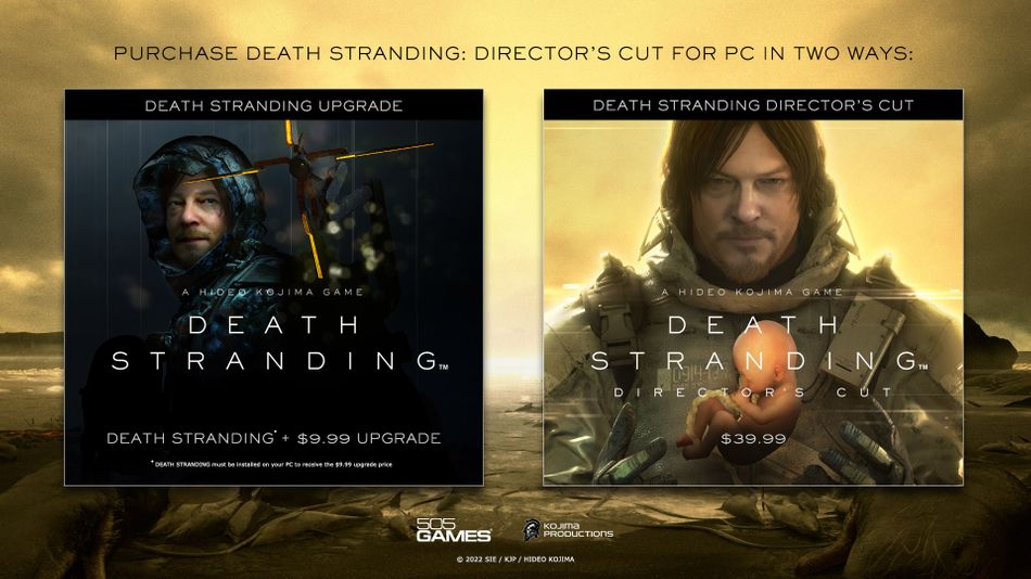 Death Stranding Director's Cut upgrade path
