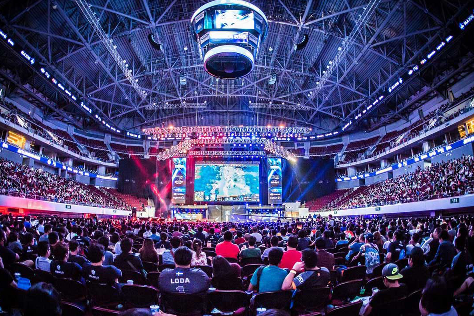 Esports arena filled with fans of League of Legends