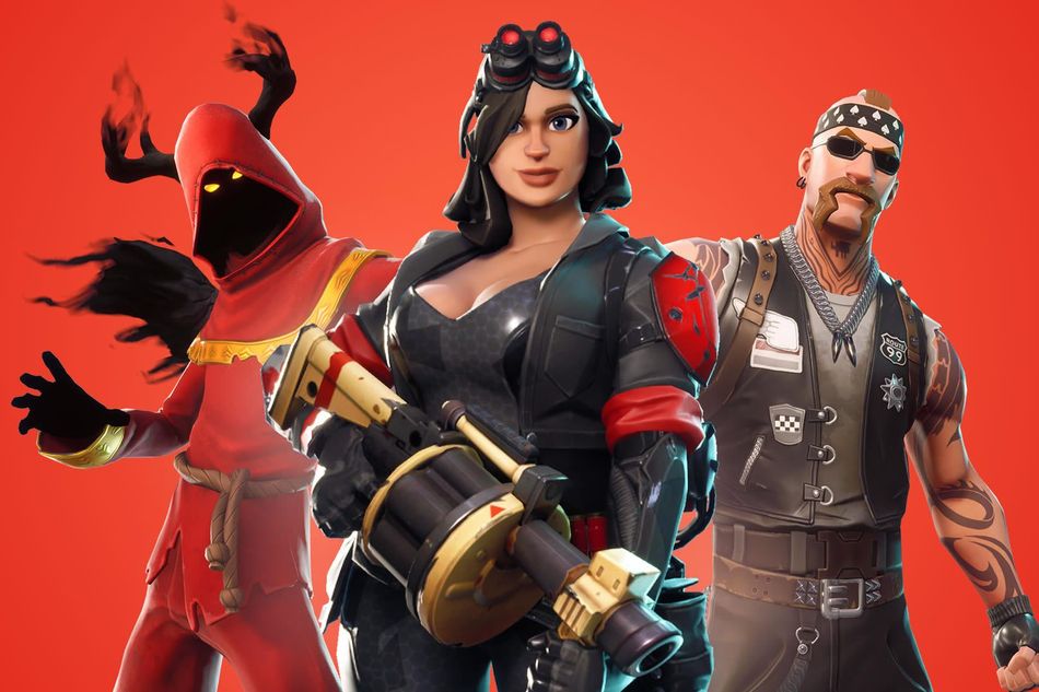 Three in-game characters on Fortnite: Save the World poster