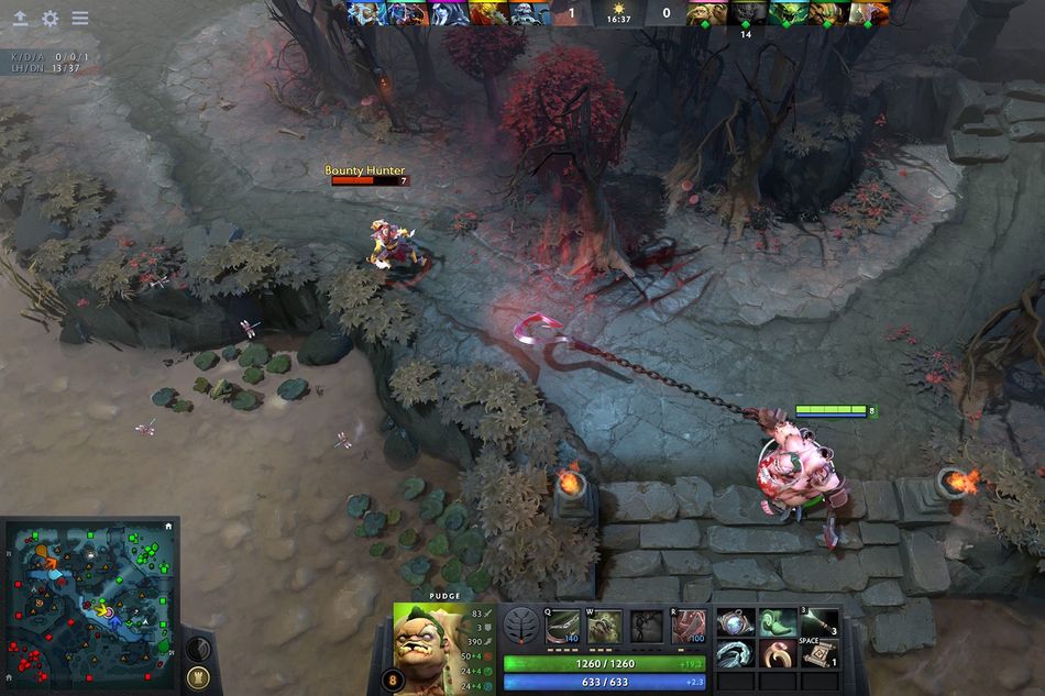 Screenshot from Dota 2