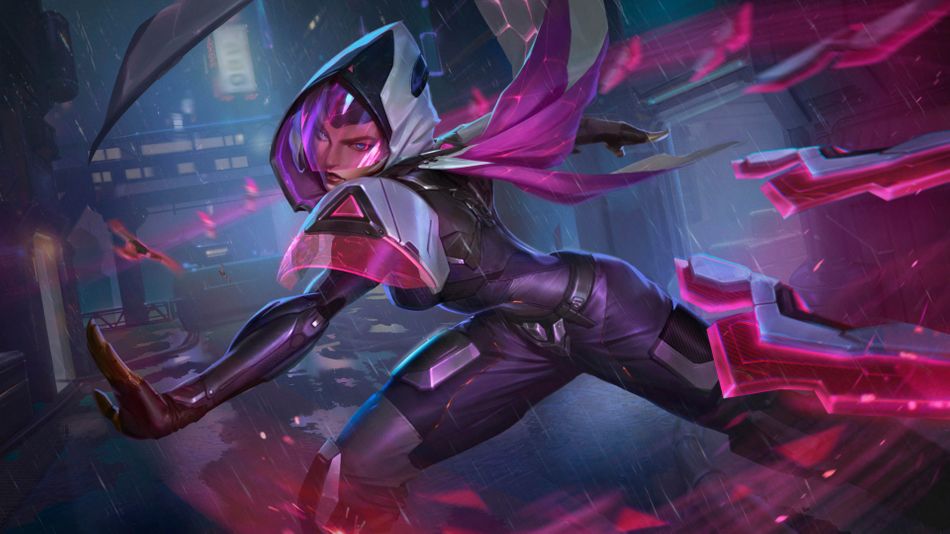 League of Legends champion Irelia splash art