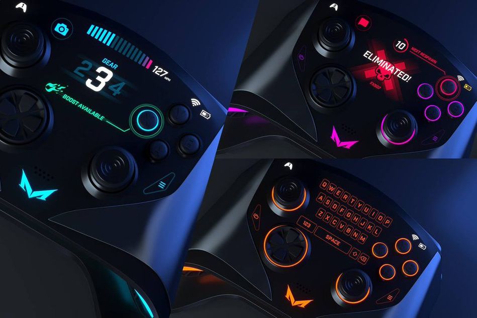 picture showing three variants of console controller