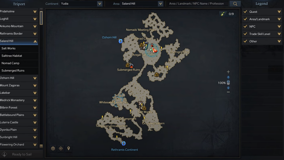 Lost Ark - Salt Giant Exact Location