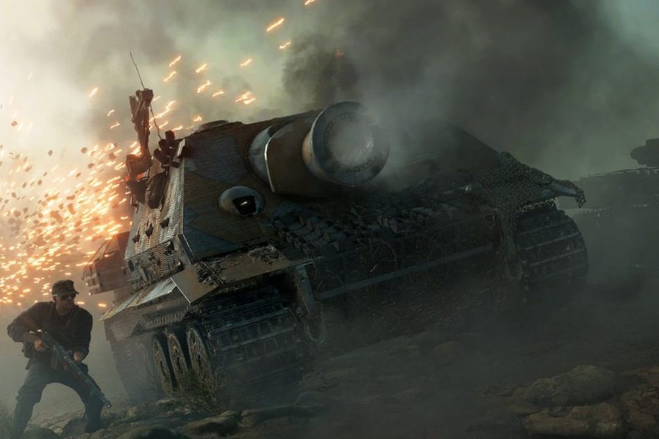 picture showing a ww2 tank