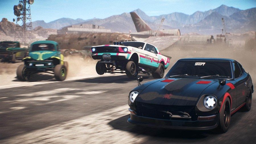 Need for Speed Payback in-game screenshot showing cars racing