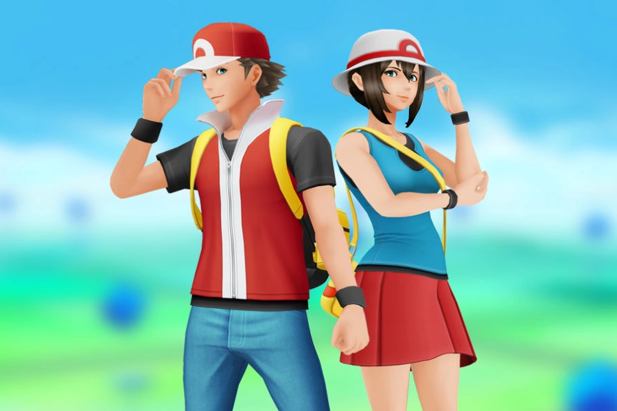 FireRed, LeafGreen Trainer Outfits in Pokemon GO for Pokemon Day