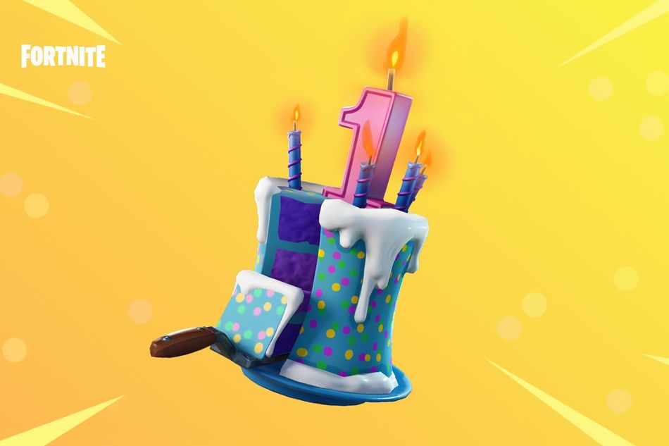Fortnite's special birthday item - the Birthday Cake