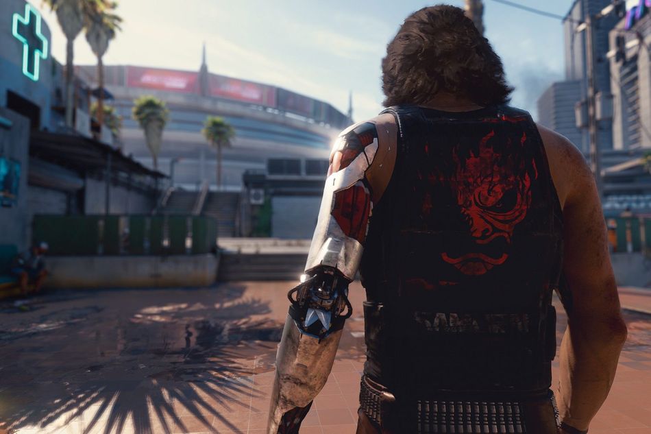 Cyberpunk 2077 screenshot showing johnny silverhand