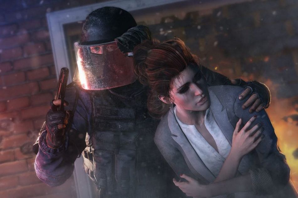 picture showing special ops saving young woman