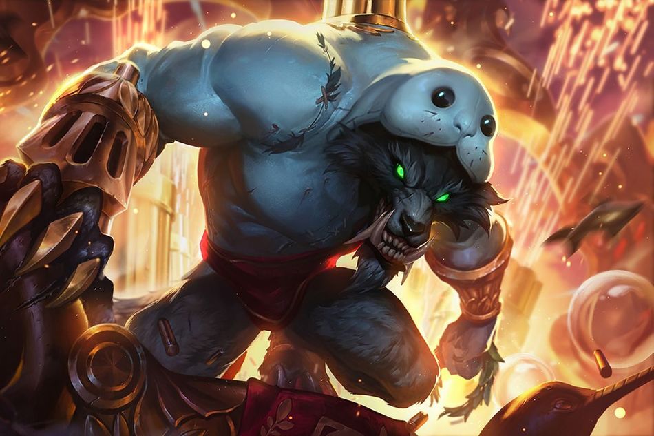 Splash art for URFWick skin in League of Legends.