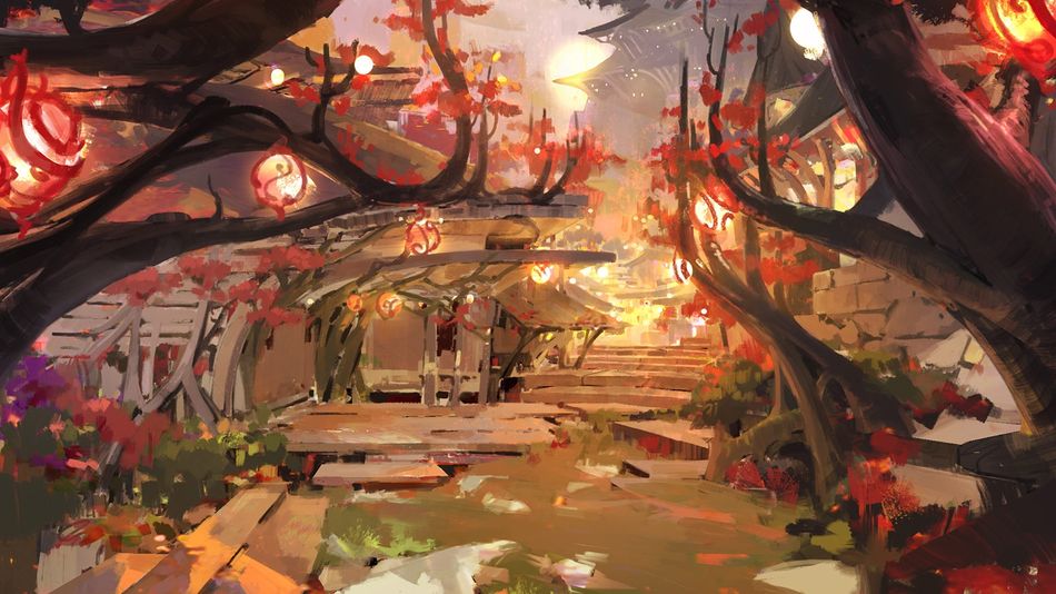 Leauge of Legends art from a monthly event