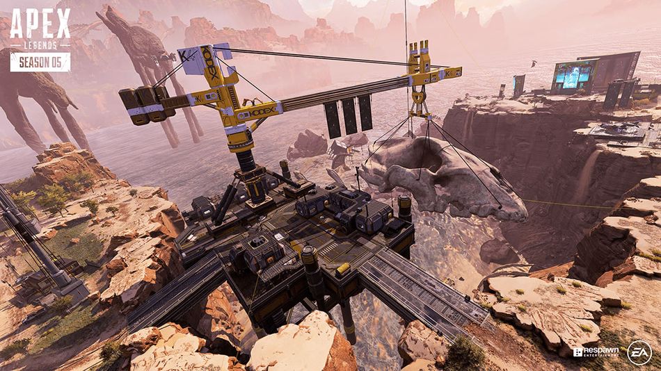 Apex Legends, Kings Canyon overhead shot