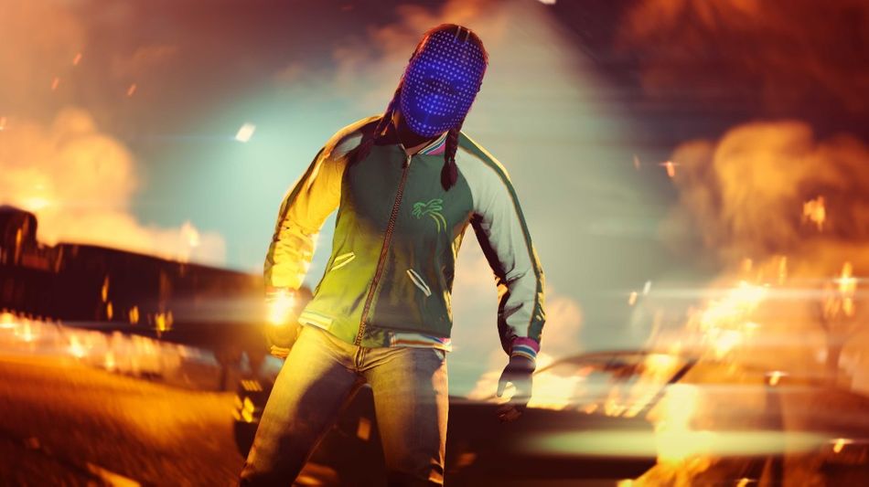 GTA Online - Free Blue Dot Tech Mask