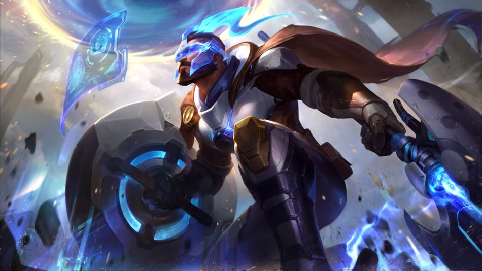 League of Legends champion Pantheon - Pulsefire Pantheon skin