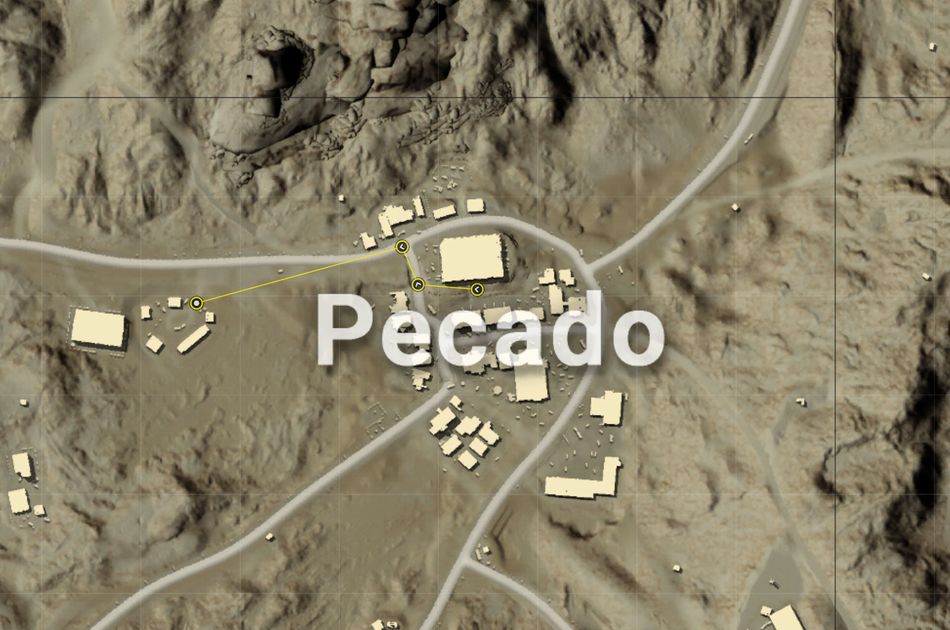 PUBG screenshot showing Waypoint system