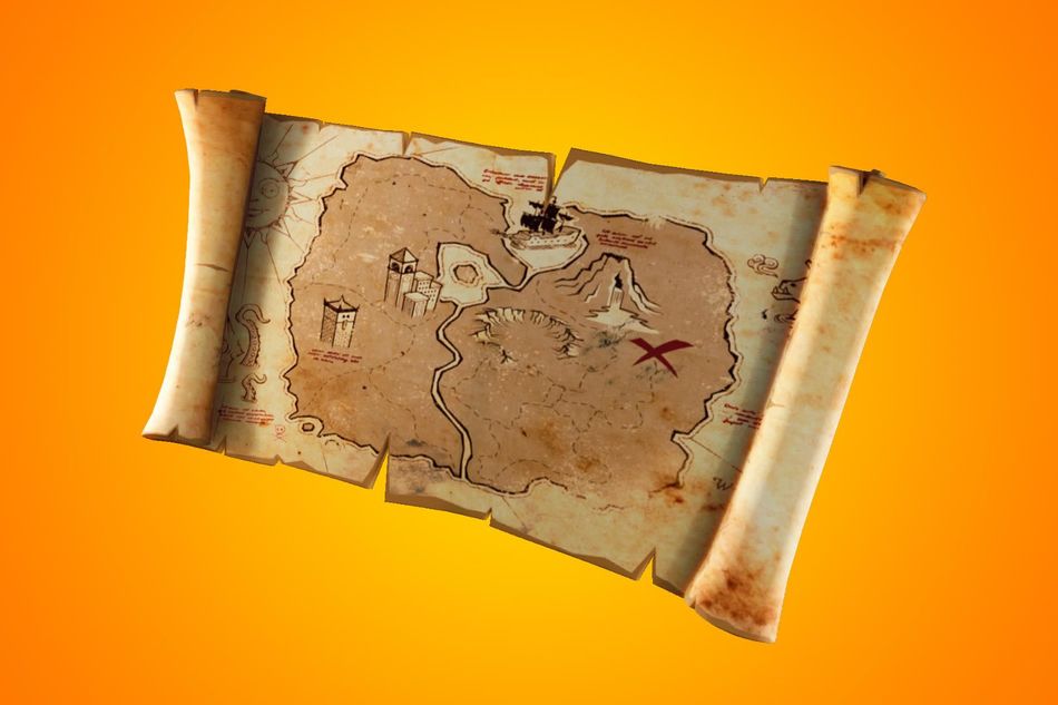 Fortnite: Battle Royale, new item - Buried Treasure map