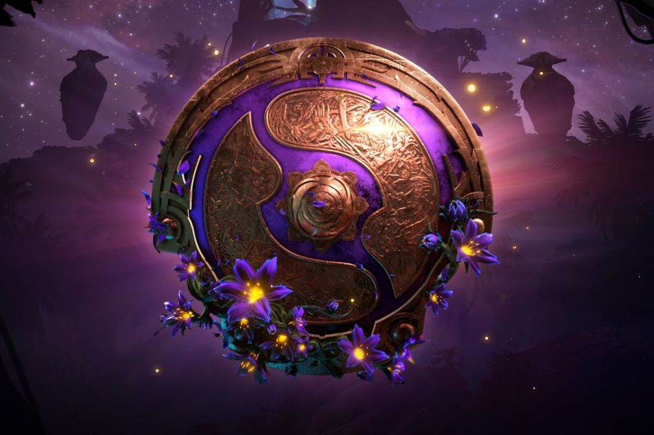 DOTA 2 shield amblem logo for international tournament of 2019