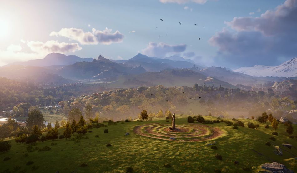 Assassin's Creed: Valhalla screenshot showing gorgeous scenery