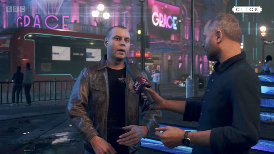 Creative director Clint Hocking rendered in Watch Dogs: Legion 