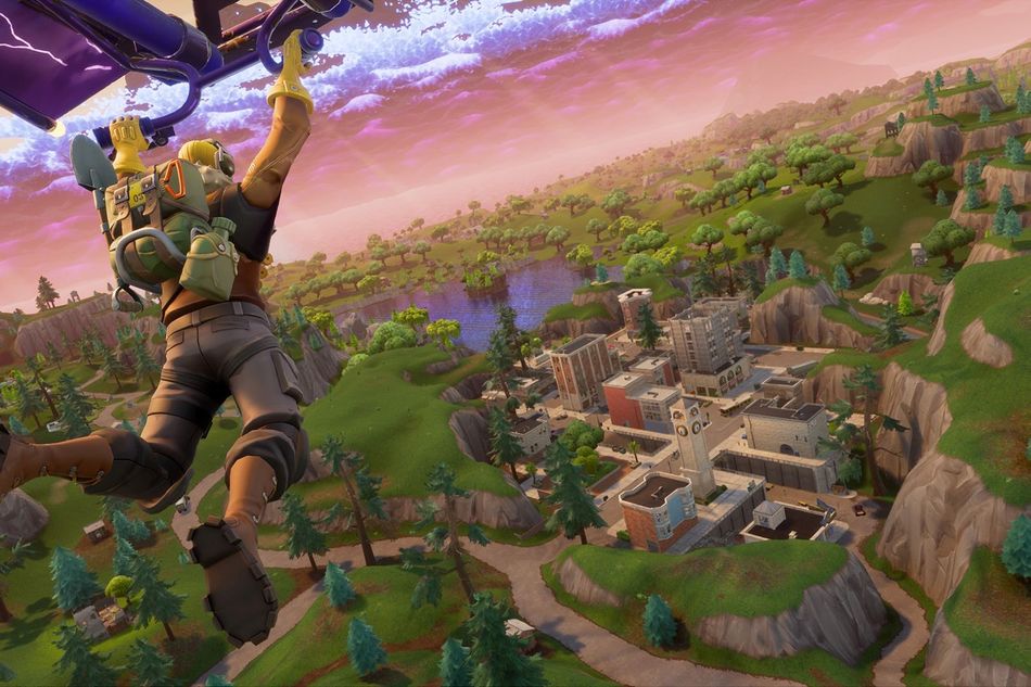Player dropping in Fortnite