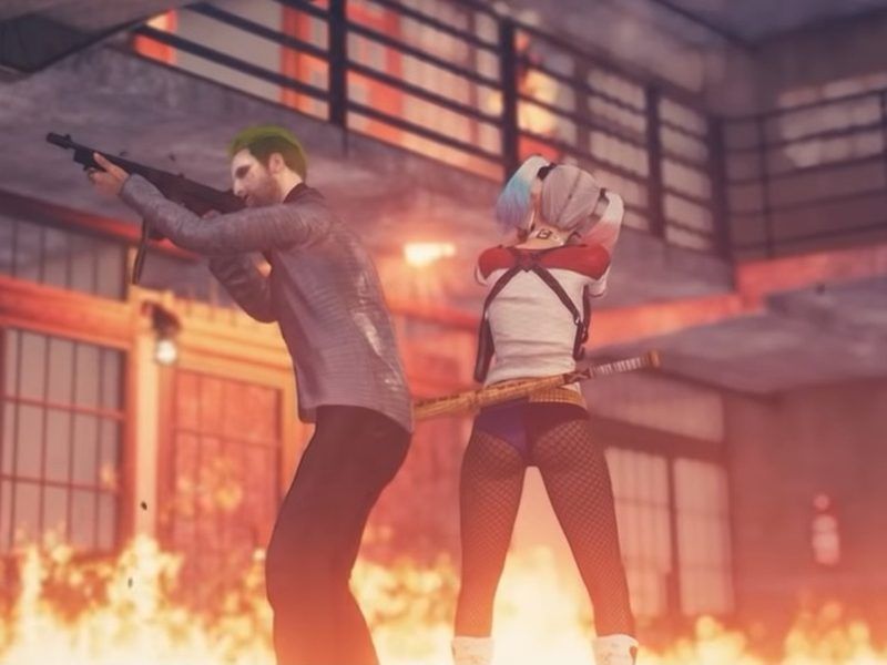 picture showing harley quinn and the joker in pubg