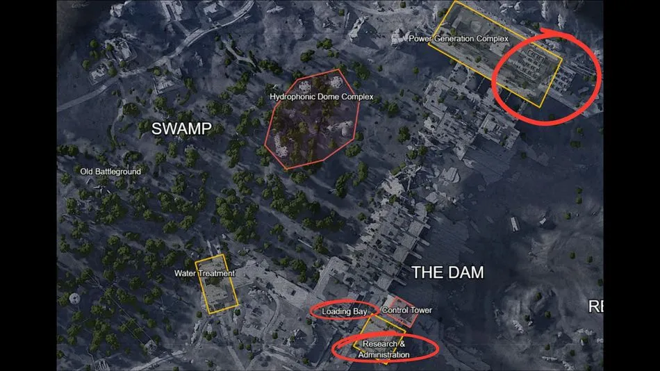 All Industrial POIs in Dam Battlegrounds in ARC Raiders