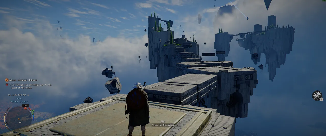 Crimson Desert: The second part of the quest requires you to cross the skybridge