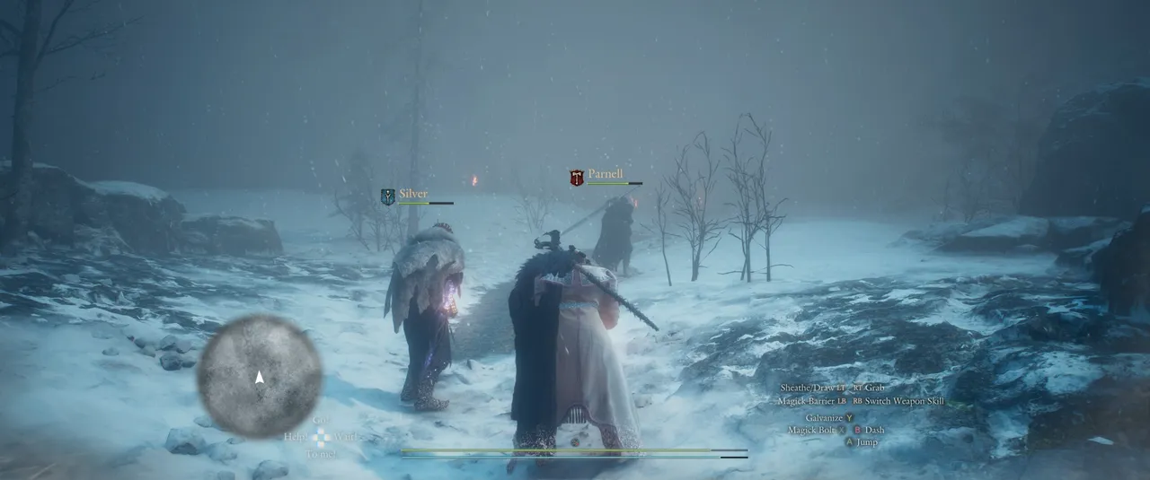 In a blizzard, neither the minimap nor your pawns can show you the way.