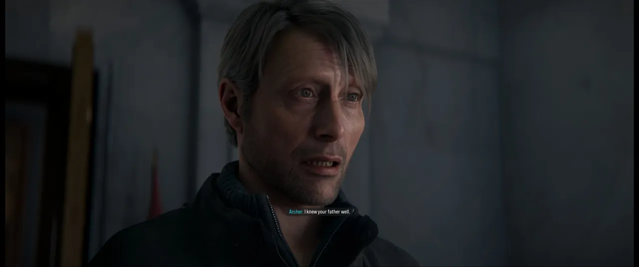 Mikkelsen needs only a quiet line and a long stare to make the Archer the most unsettling villain the reboot has produced.
