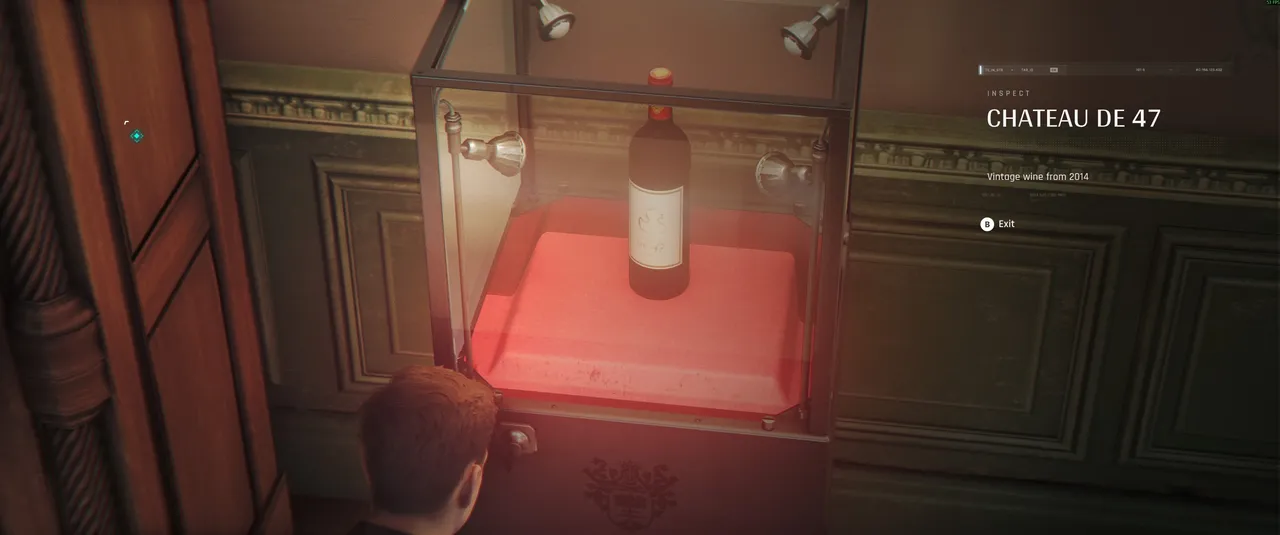 A clear reference to Agent 47 and a very neat Easter egg IOI Interactive set for their Hitman.