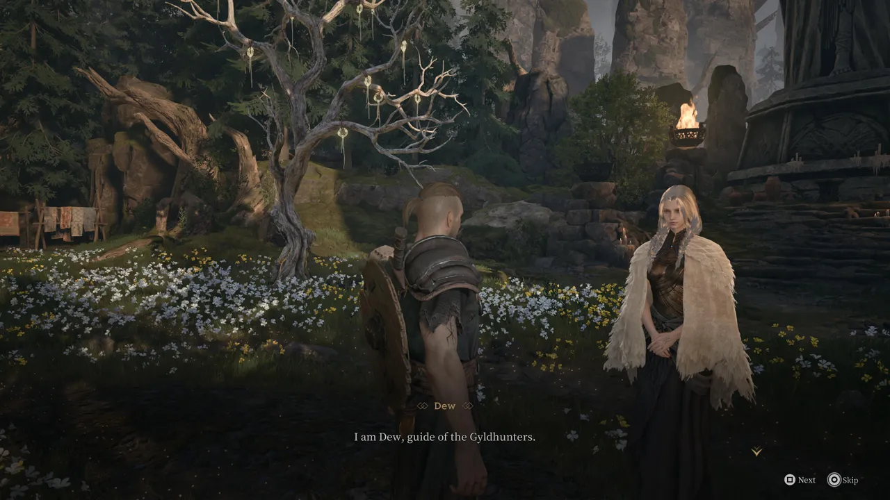 The story exists in Mistfall Hunter; the lore is pretty deep too, but you definitely won't care about the story here; that's not that type of game, after all.
