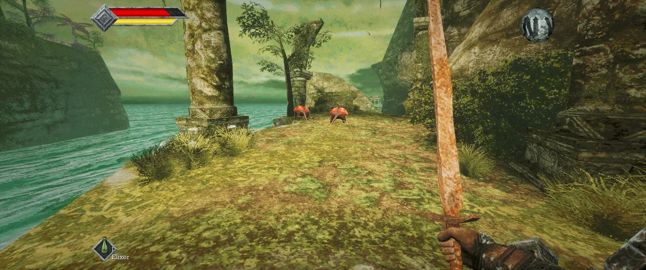 Your starting gear in a nutshell: barely enough to scratch what the island throws at you.