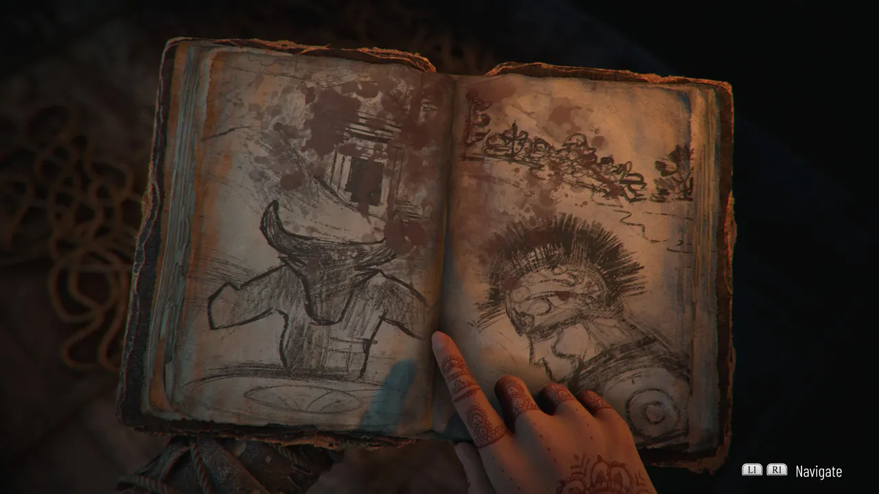 Sophia has written all her visions down in her notes, in case she needs them later. 