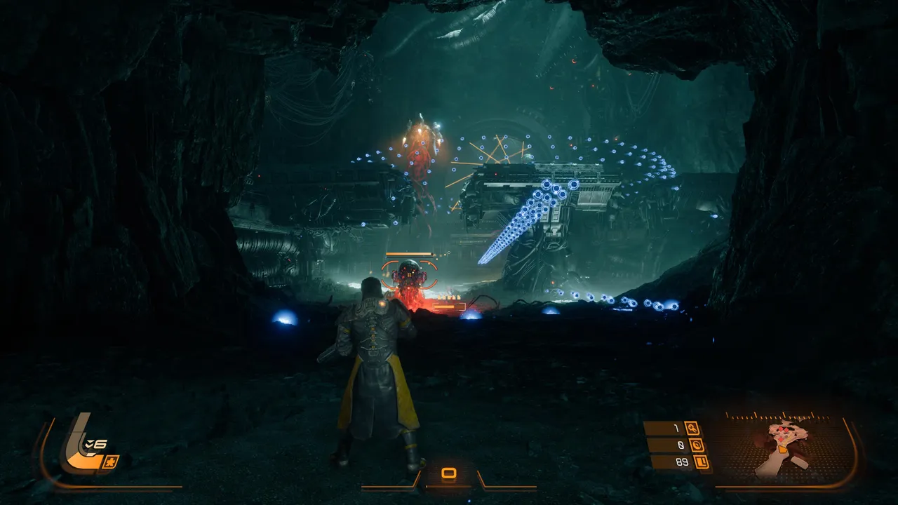 Saros will fill your screen with projectiles, which is why movement is so important. 