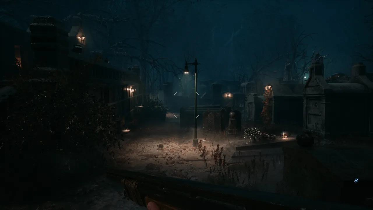 A misty cemetery and a shotgun is my survival horror comfort food