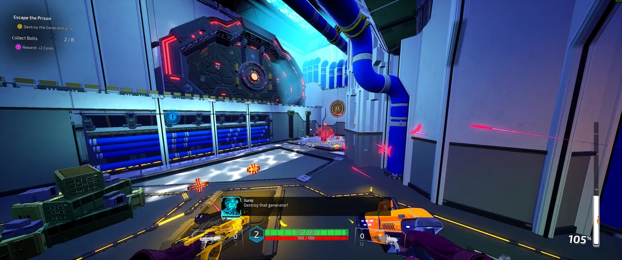 Apart from boss battles, sound design is perhaps the biggest letdown of Gunstoppable.