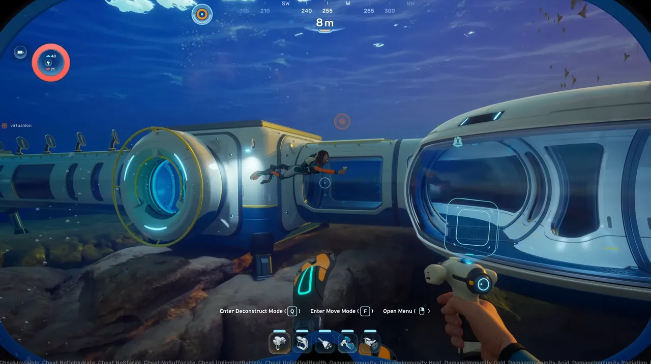 Subnautica 2's optional four-player co-op lets friends build and expand shared seabases together