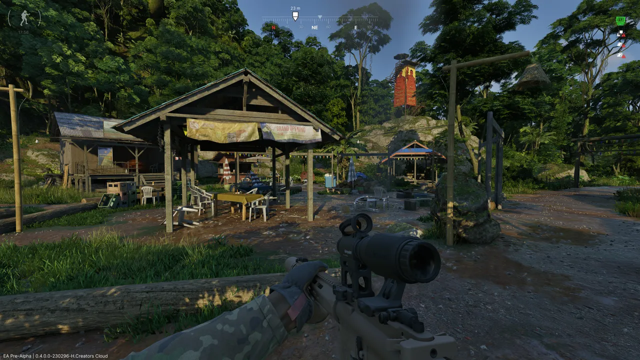 The environmental storytelling across Lamang has seen some improvements. Spearhead has added more of these lived-in details that make the world feel like it existed before you arrived.